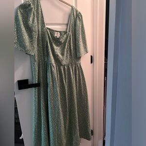 Midi Green dress